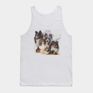 Obedient Shetland Sheepdog Grouping Tank Top